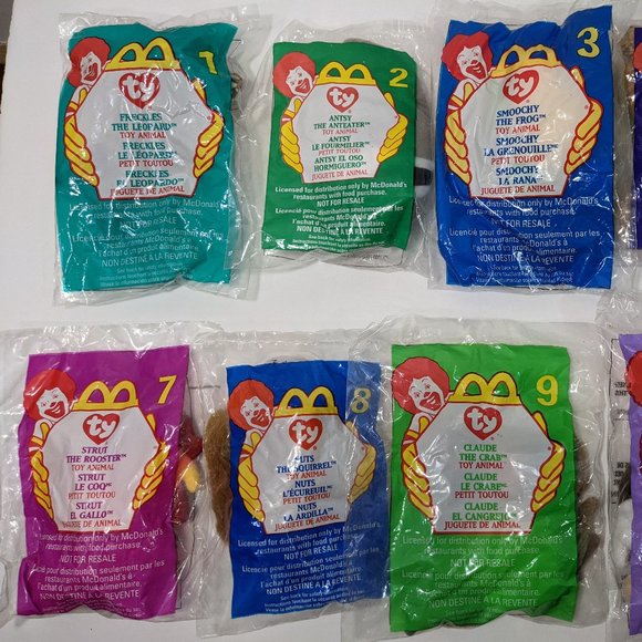 McDonalds Happy Meal 1999 Ty Teenie Beanie Babies - Picture 2 of 6